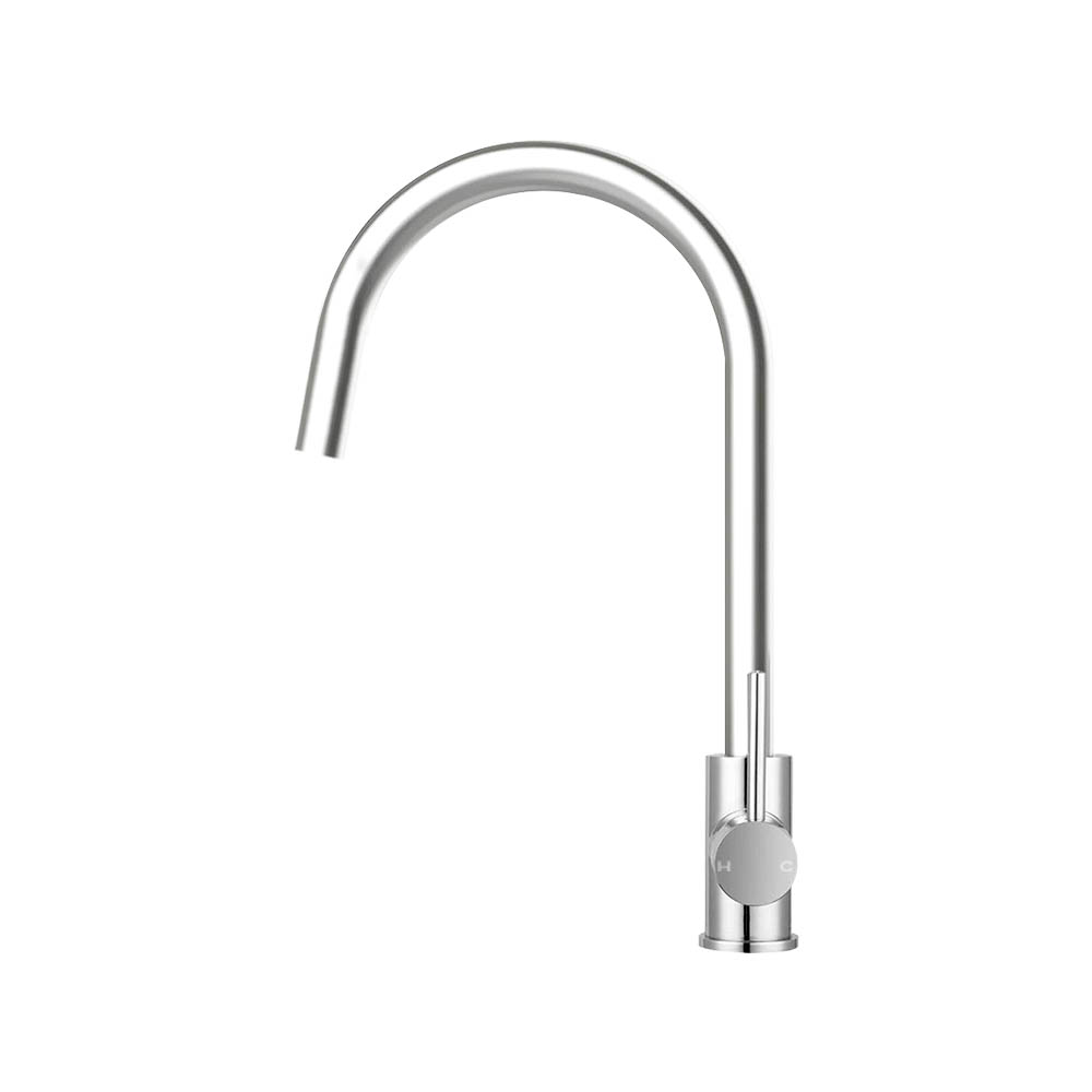 TAP-A-82H37-SI-14180-00 Cefito Kitchen Mixer Tap Mixer Round Sink Faucet Basin Laundry Chrome - Image 1