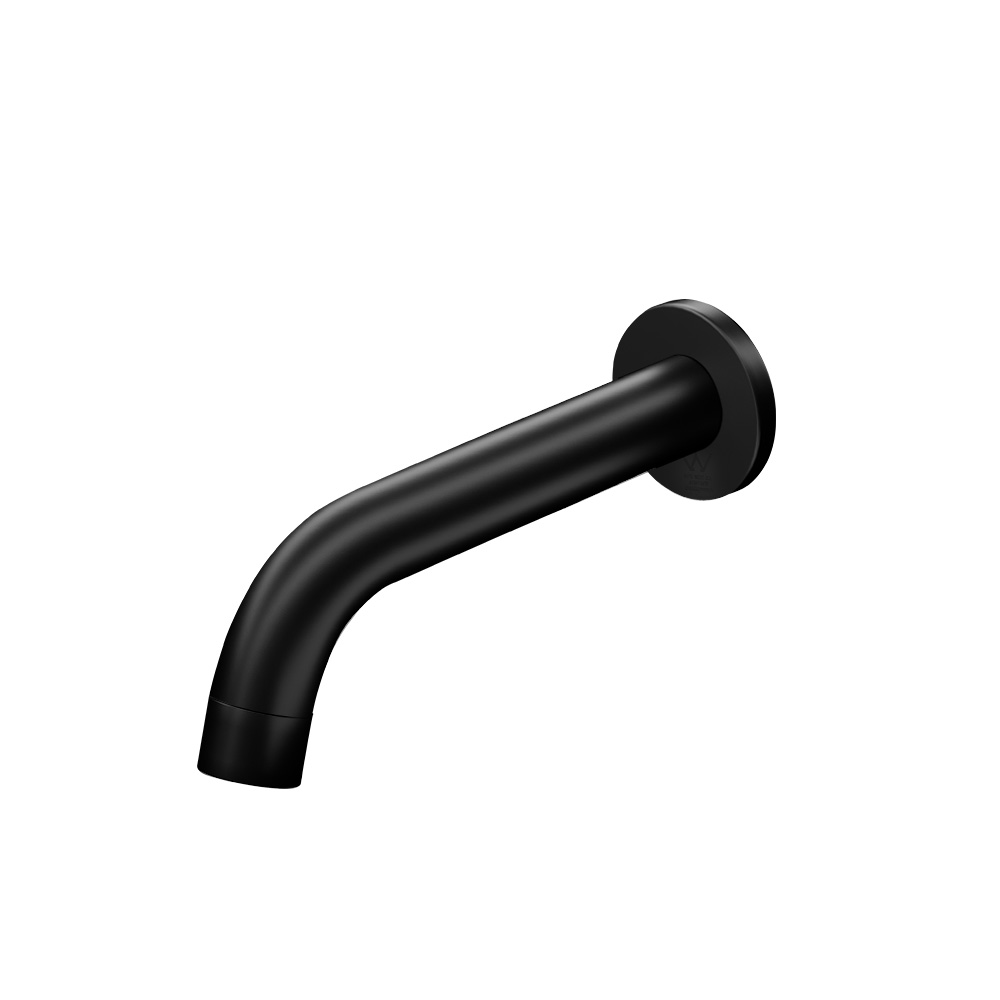 TAP-A-SPOUT-BK-69164-00 Cefito Bathroom Mixer Spout Wall Bath Tap Round Shower Bathtub Black - Image 1