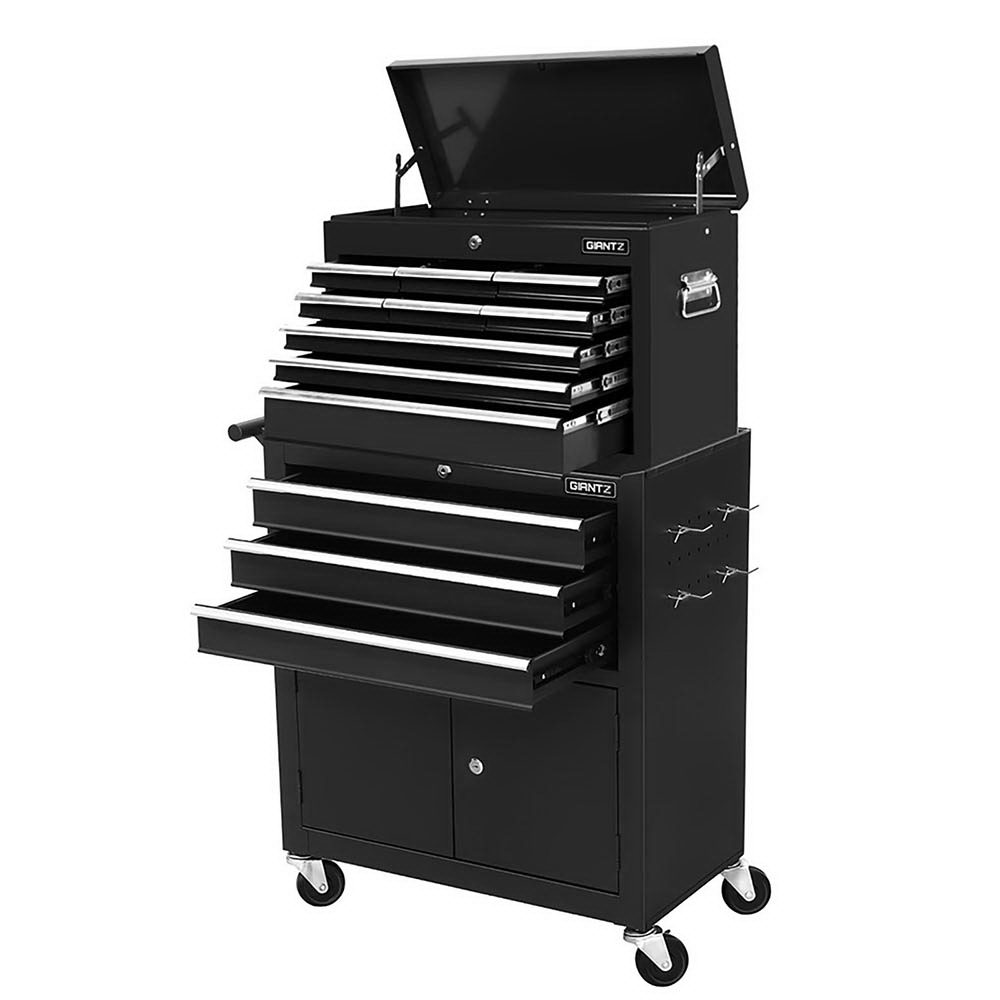 TB-12DR-93-BK-202506271044-00 Giantz Tool Chest Trolley 12 Drawers Storage Cabinet Toolbox - Image 1