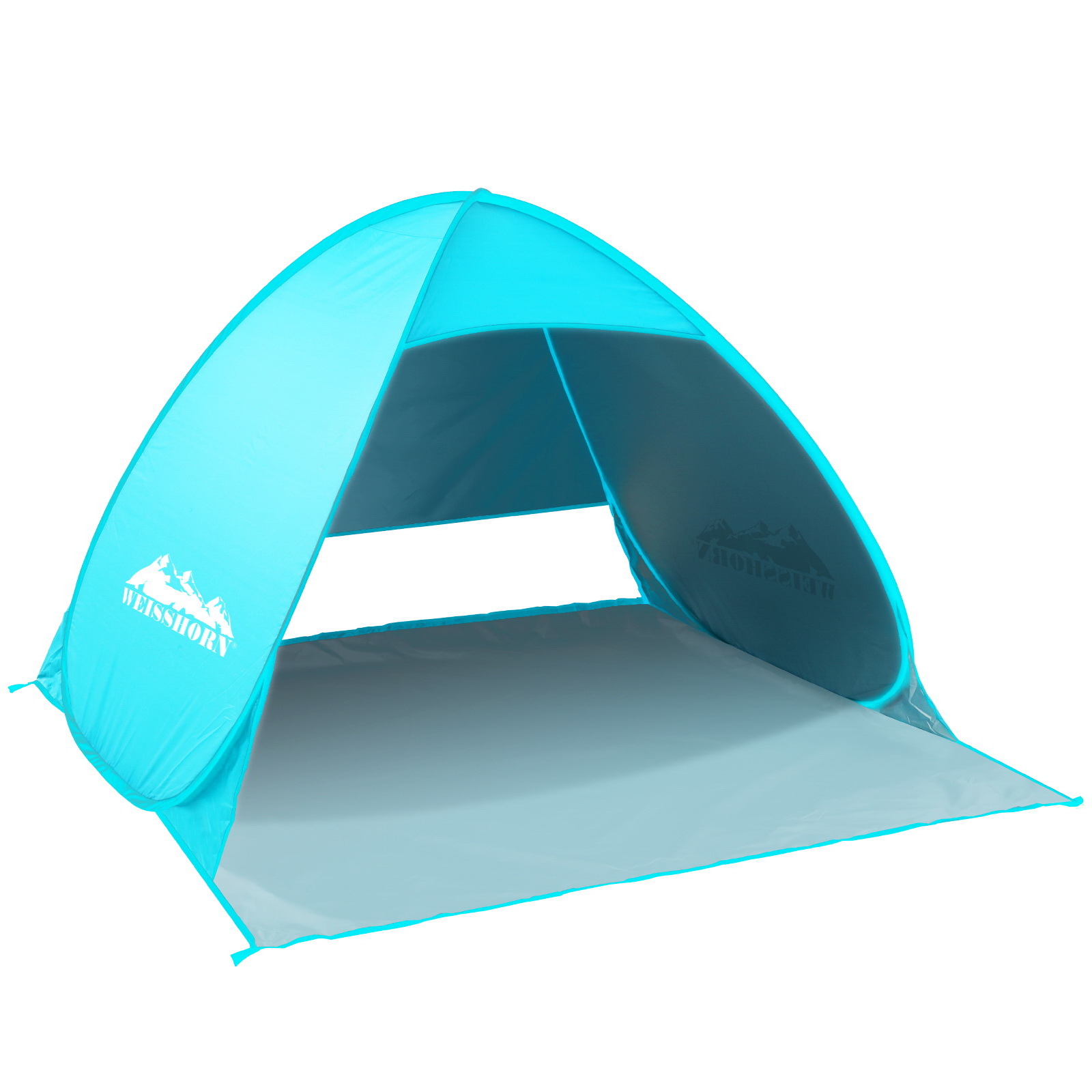 TENT-C-BEA-TRI-00 Weisshorn Pop Up Beach Tent Camping Hiking 3 Person Sun Shade Fishing Shelter - Image 1