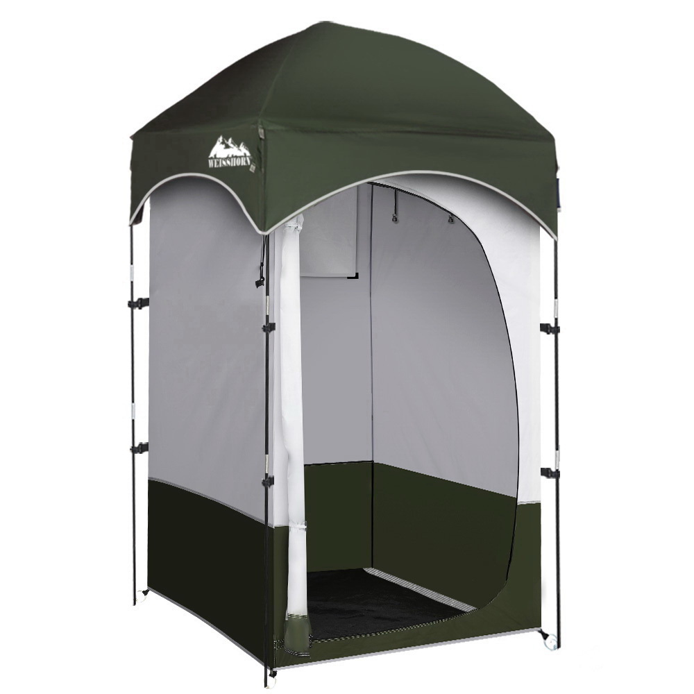 TENT-C-CR-SIN-00 Weisshorn Camping Shower Toilet Tent Outdoor Portable Changing Room Ensuite - Image 1