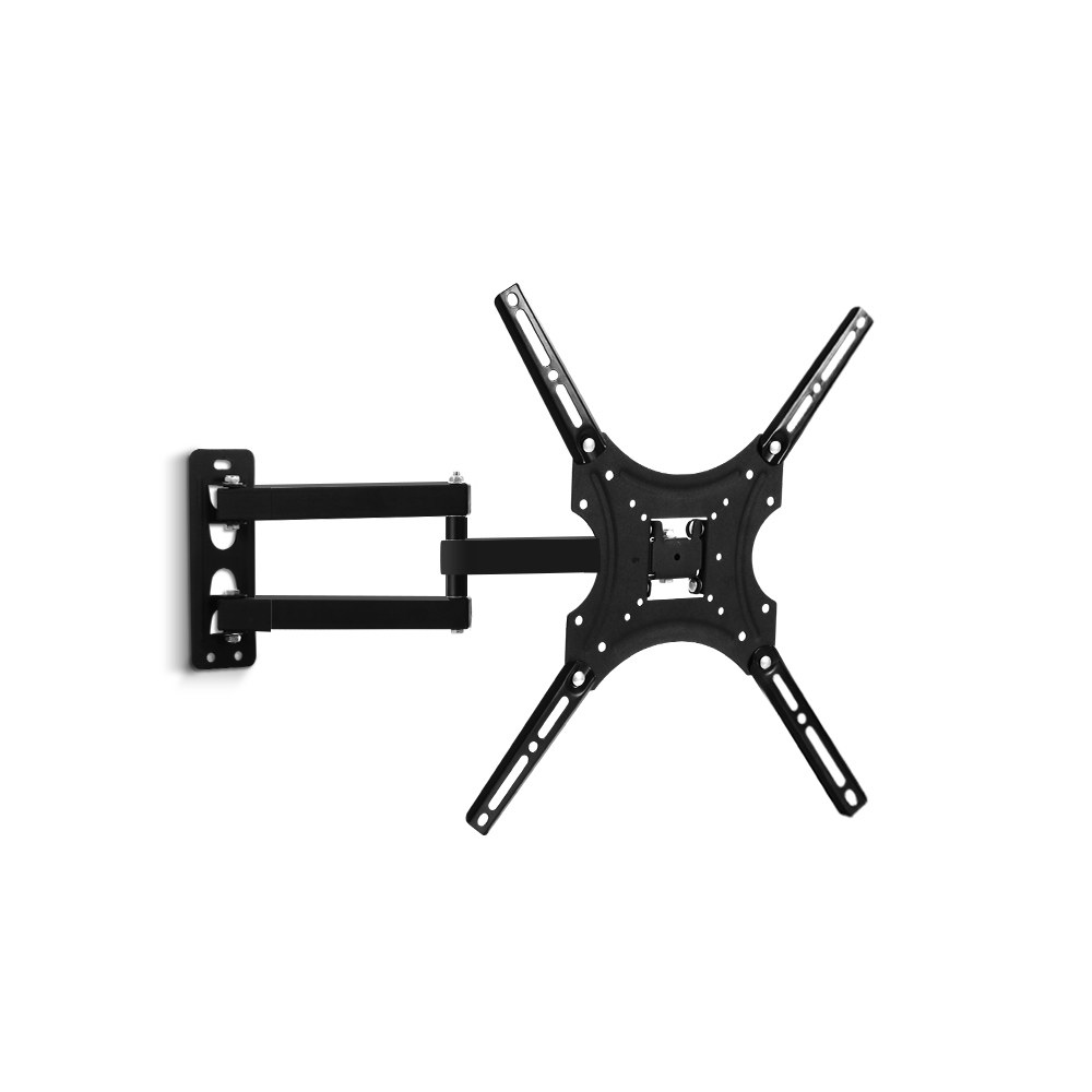 TV-MOUN-WALL-117-BK-00 Artiss TV Wall Mount Bracket for 24"-50" LED LCD TVs Full Motion Strong Arms - Image 1