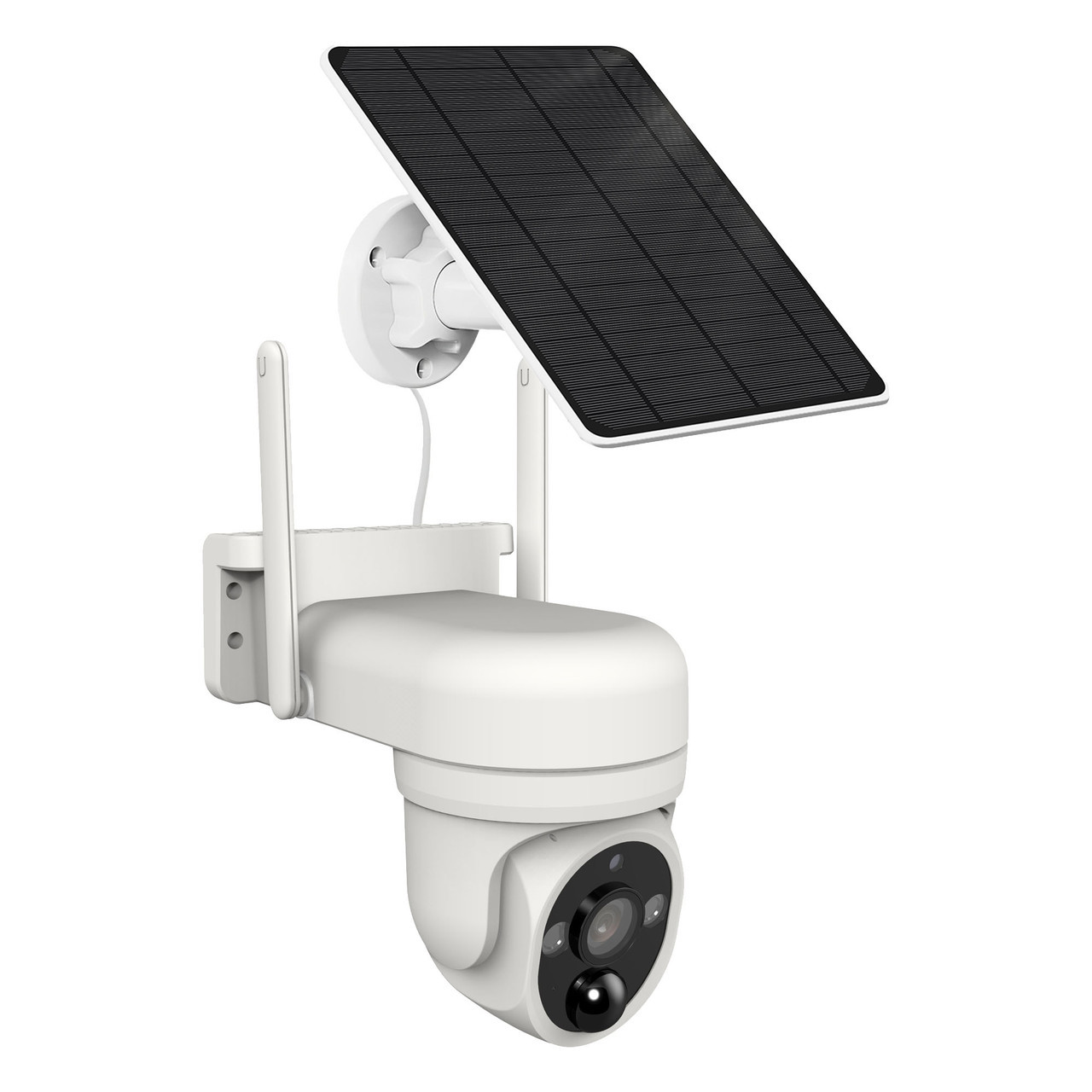V1031-LSH-ODPNT-123-202507041046-00 Laser FHD Outdoor Pan Tilt Camera Solar White - Image 1