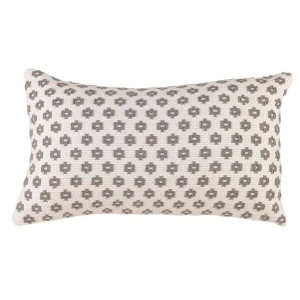 V107-5097360-200545-00 Norah Grey Filled Cushion by Accessorize - Image 1