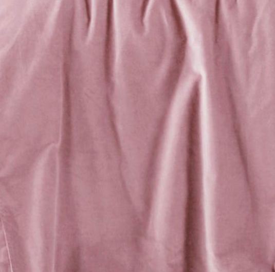 V107-81185-200500-00 Cotton Velvet Smokey Rose Quilt Cover by Vintage Design Homeware King - Image 1