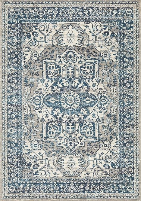 V107-BLN-207-BLUE-330X240-207446-00 Babylon 207 Blue by Rug Culture-330X240CM - RECTANGLE - Image 1