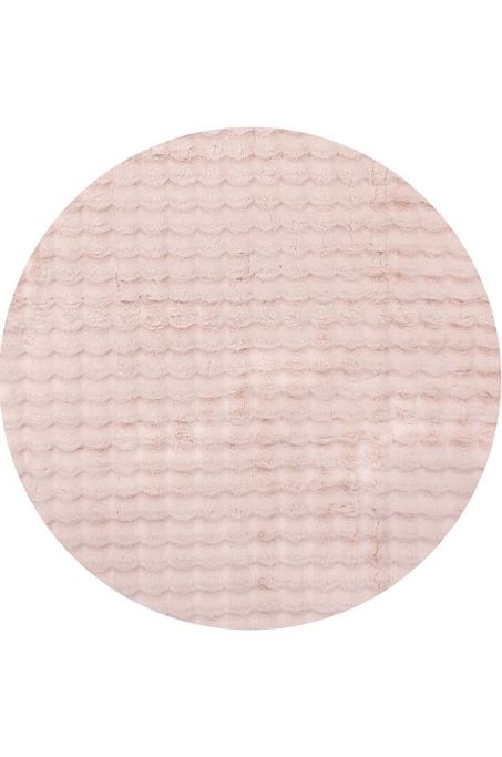 V107-BUB-BLUSH-150X150-207168-00 Bubble Blush Round Washable Rug by Rug Culture-150X150CM - ROUND - Image 1