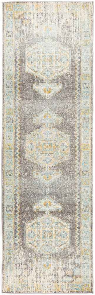V107-CEN-944-GREY-300X80-208192-00 Century 944 Grey Runner by Rug Culture - 80 x 300 cm - RUNNER - Image 1