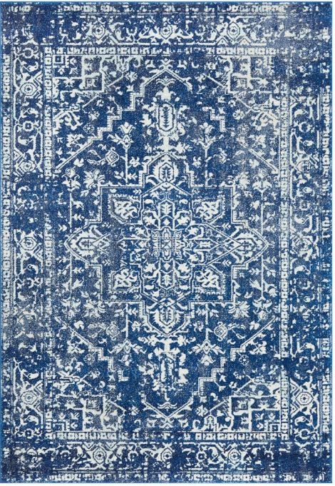 V107-EVO-253-NAVY-290X200-208141-00 Evoke 253 Navy by Rug Culture -290X200CM - RECTANGLE - Image 1