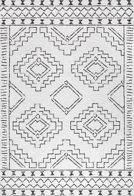 V107-KIN-LEEROY-300X240-207377-00 Kindred Leeroy White by Rug Culture-300X240CM - RECTANGLE - Image 1