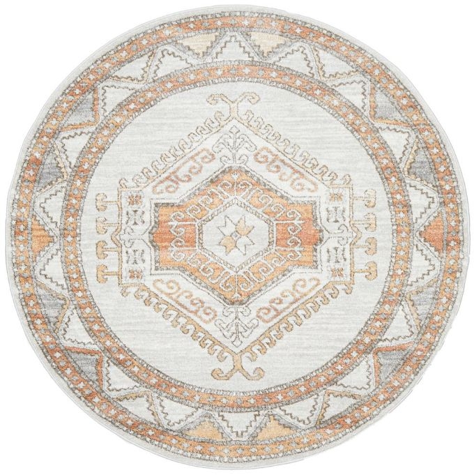 V107-MAY-CAT-NAT-240X240-207905-00 Mayfair Caitlen Natural Round by Rug Culture-240X240CM - ROUND - Image 1