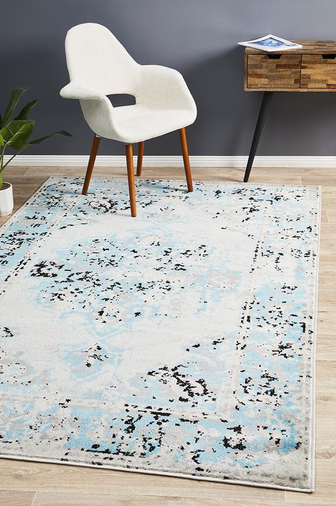 V107-MET-602-BLU-400X300-217284-00 Alexa Transitional Rug Blue Grey by Rug Culture - 400X300CM - Image 1