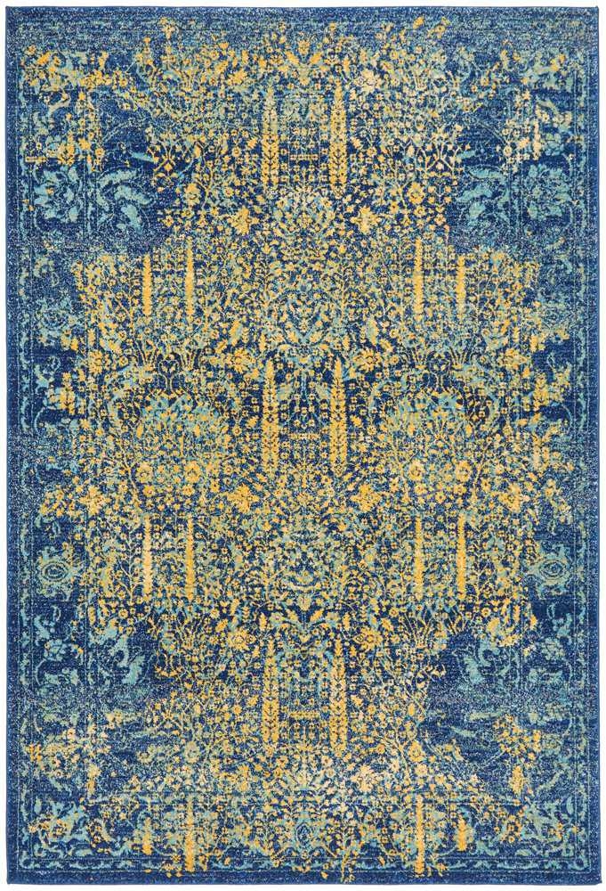V107-RAD-411-ROYL-330X240-217933-00 Radiance 411 Royal Blue by Rug Culture - 240 x 330 cm - RECTANGLE - Image 1