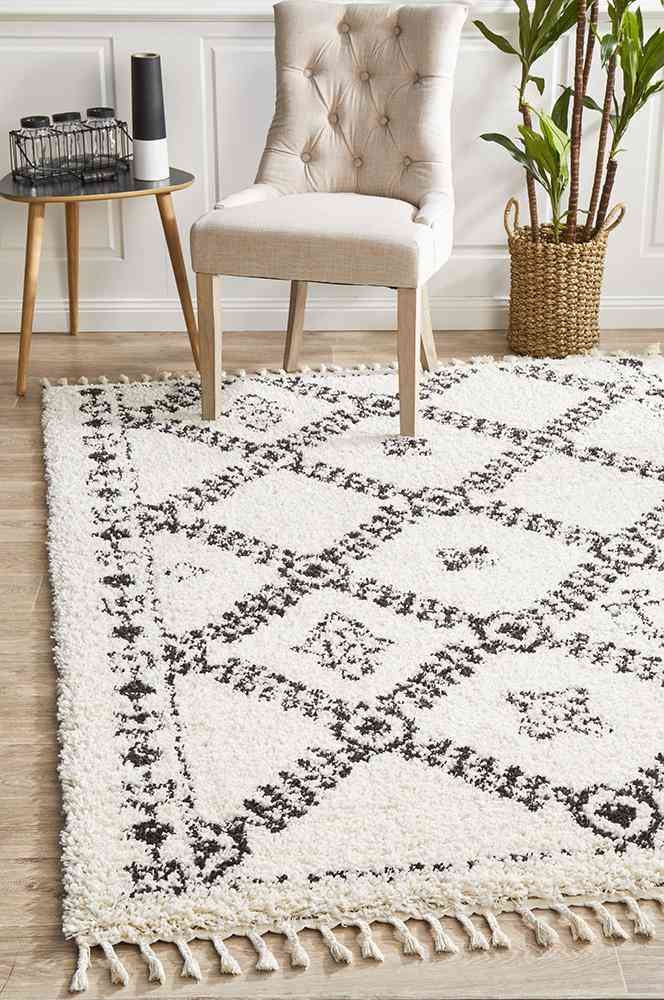 V107-SAF-33-WHT-330X240-207863-00 Saffron 33 White by Rug Culture - 330X240CM - RECTANGLE - Image 1