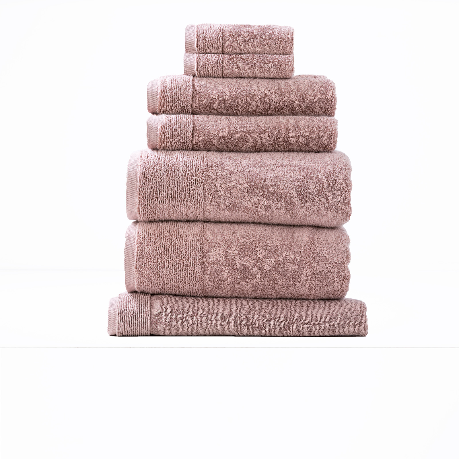 V107-SH313290-196344-00 Aireys 650 GSM Zero Twist 7 Piece Cherwood Bath Towel by Renee Taylor - Image 1