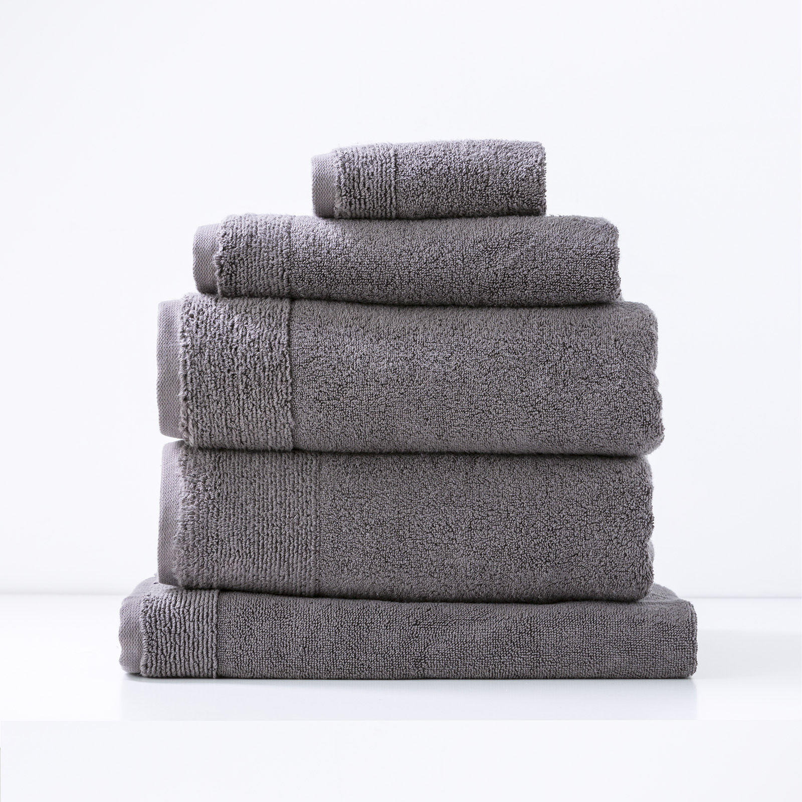 V107-SH314265-196372-00 Aireys 650 GSM Zero Twist 5 Piece Bath Nickel Towel by Renee Taylor - Image 1