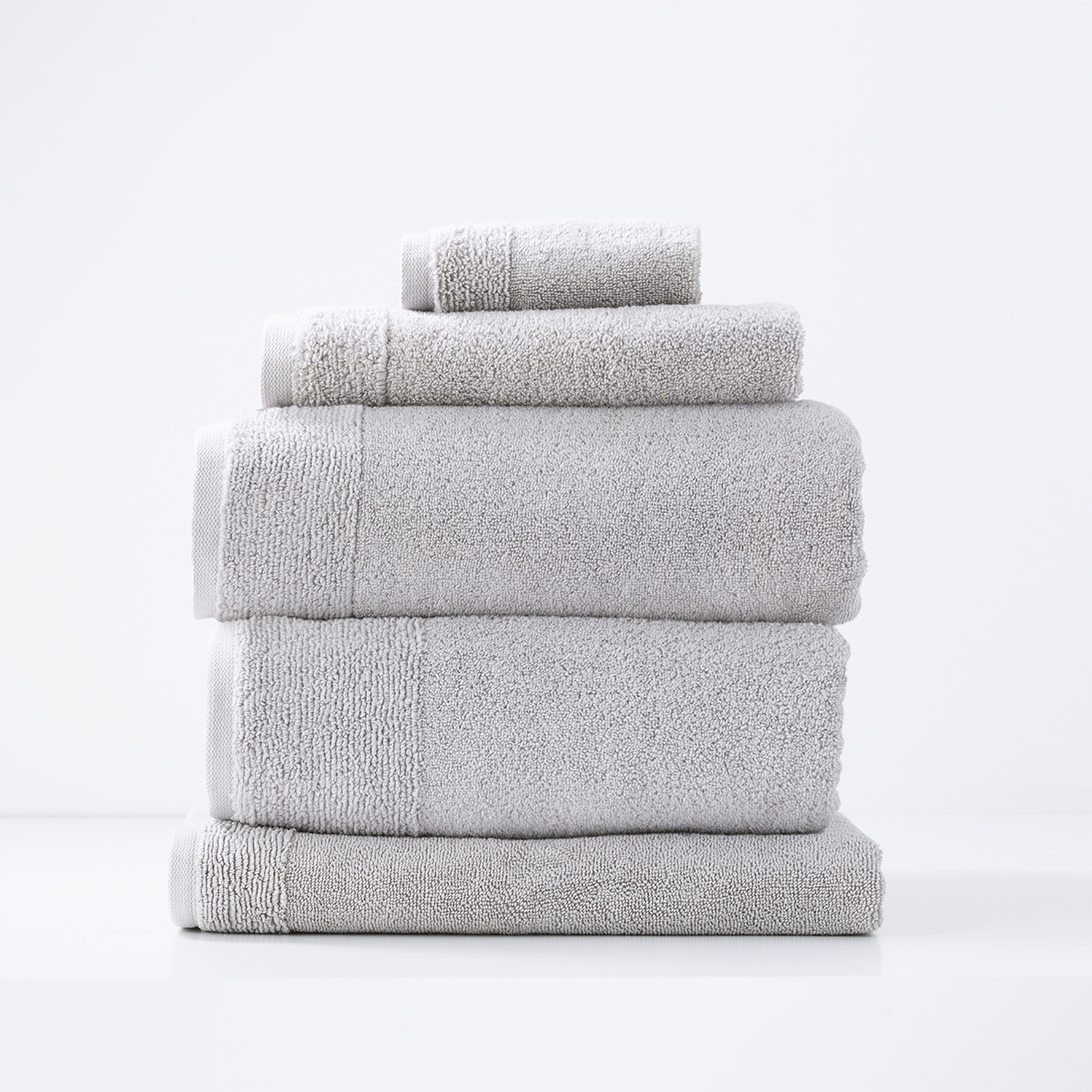 V107-SH314270-196376-00 Aireys 650 GSM Zero Twist 5 Piece Vapour Bath Towel by Renee Taylor - Image 1