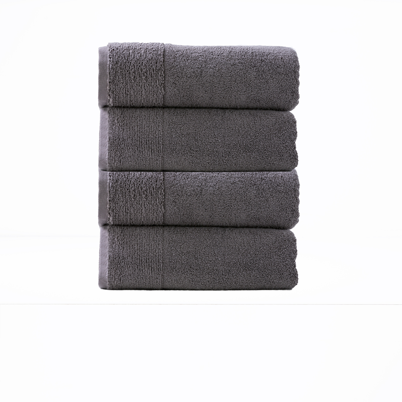 V107-SH314365-196396-00 Aireys 650 GSM Zero Twist 4 Piece Nickel Bath Towel by Renee Taylor - Image 1
