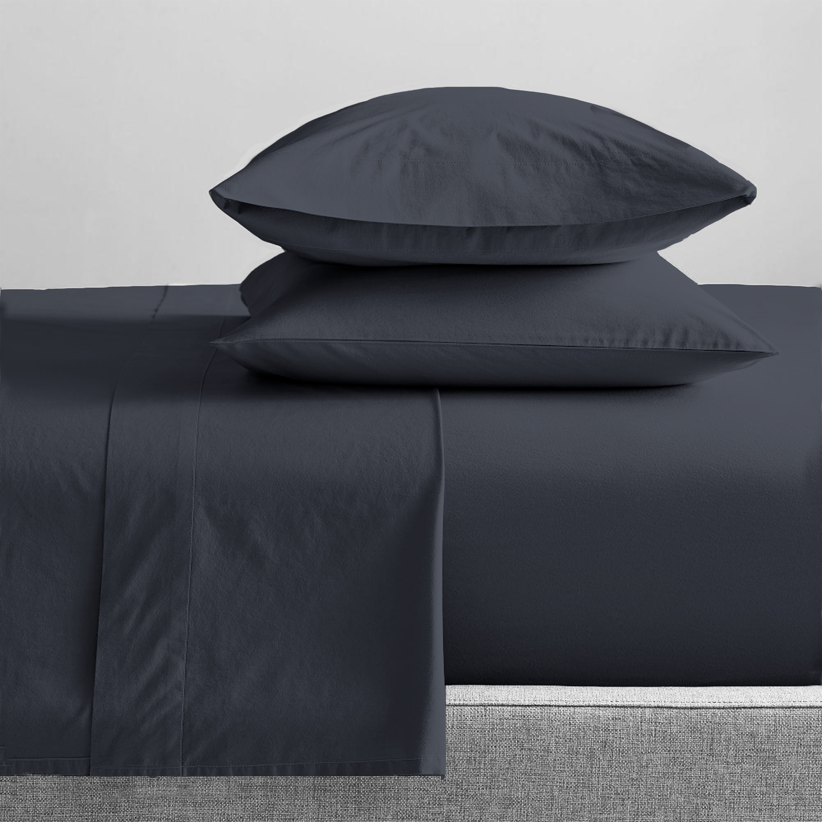 V107-SH314845-196443-00 300 Thread Count 100 % Organic Cotton Turbulence Sheet Sets by Renee Taylor Single - Image 1