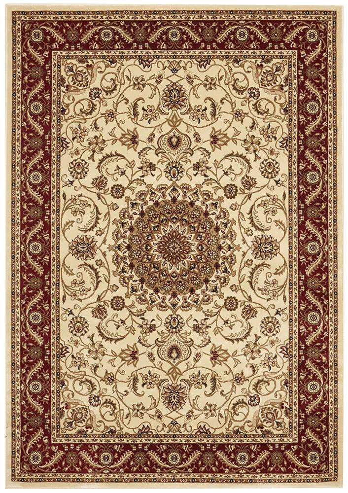 V107-SYD-9-IR-290X200-217992-00 Sydney 9 Ivory Red by Rug Culture - 290X200CM - RECTANGLE - Image 1