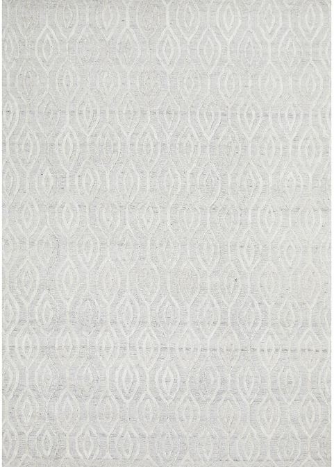 V107-VIS-5050-WHI-225X155-207259-00 Visions 5050 White Rug by Rug Culture-225X155CM - RECTANGLE - Image 1