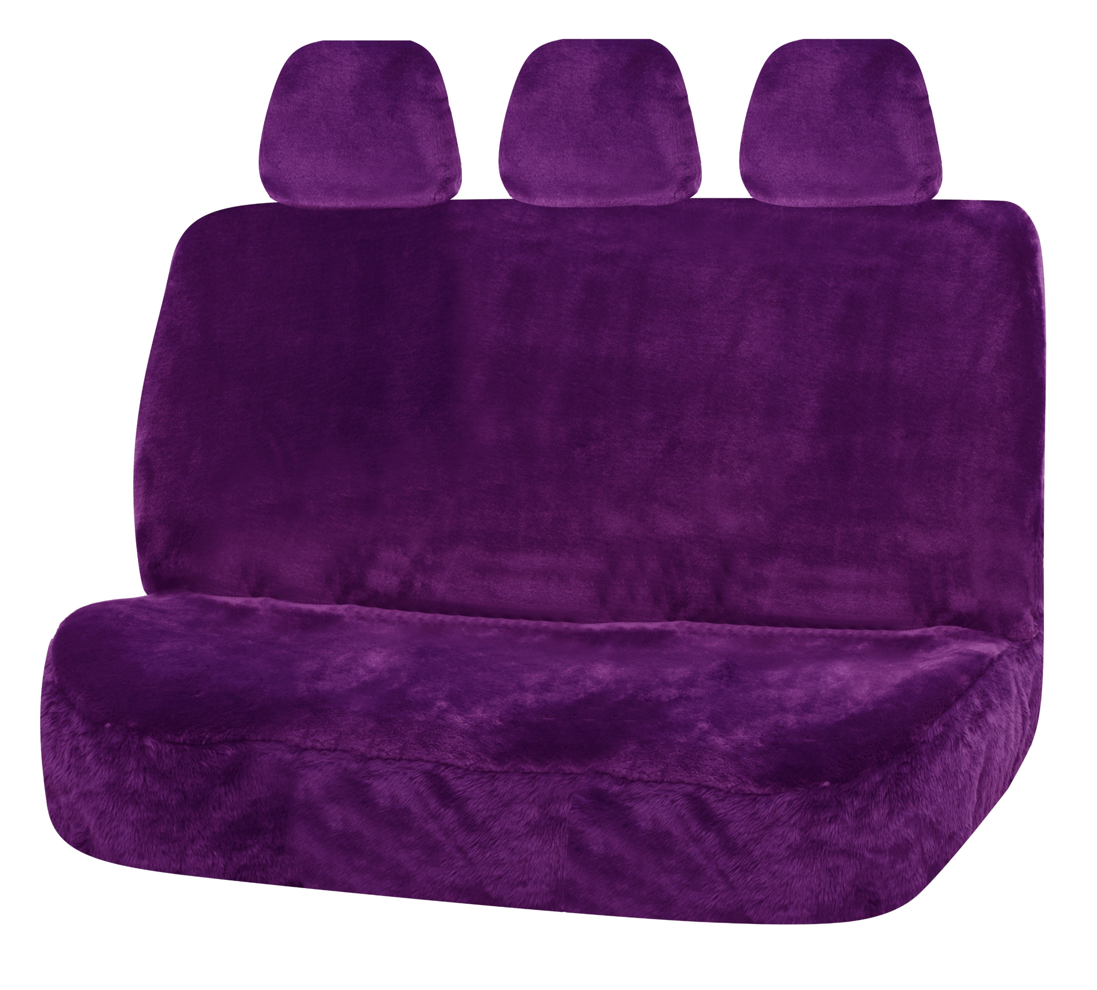 V121-FAUX08H12_H12 Universal Finesse Faux Fur Seat Covers - Universal Size 06/08H - Image 1
