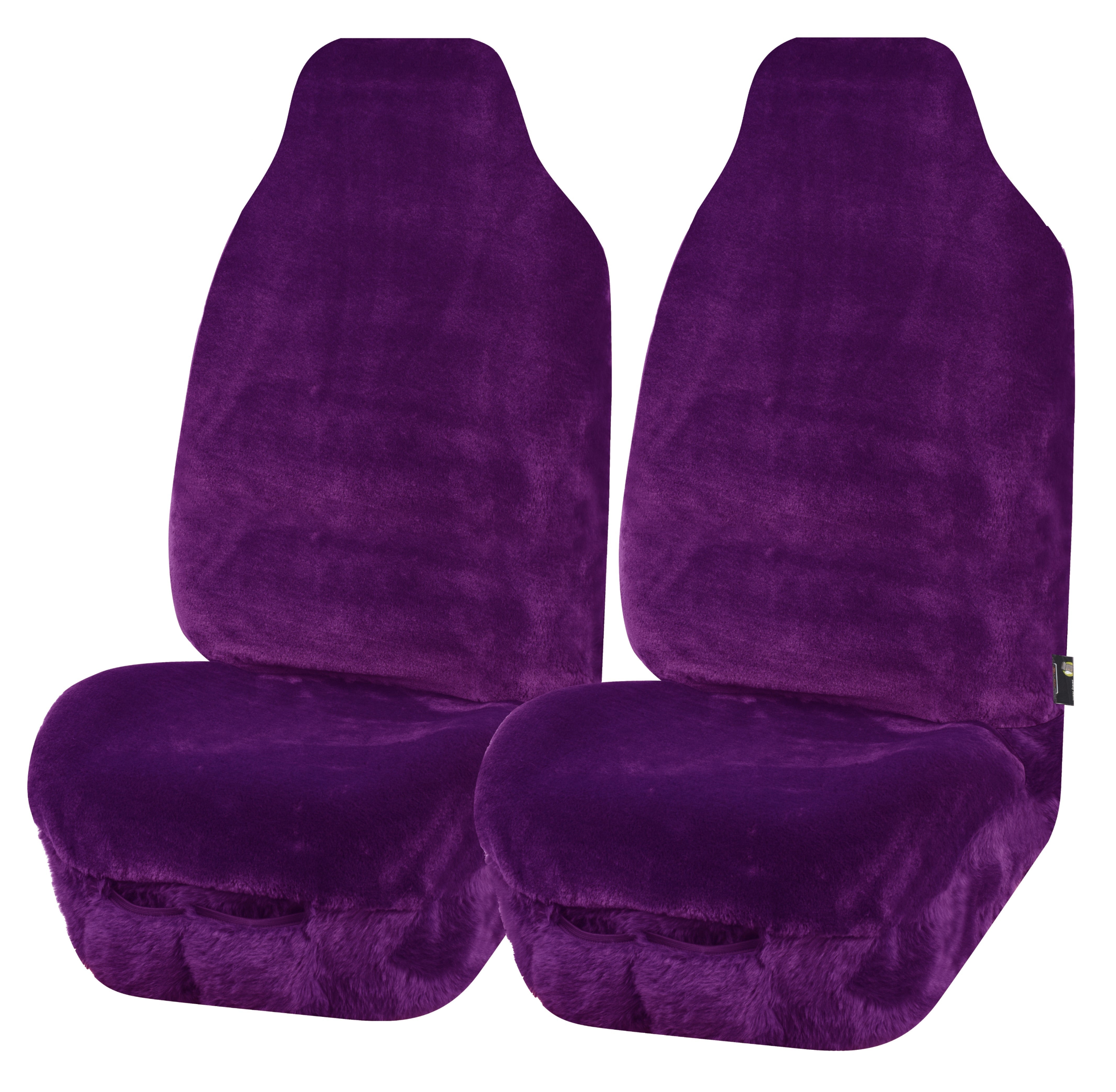 V121-FAUXA2512_2512 Universal Finesse Faux Fur Seat Covers - Universal Size - Image 1