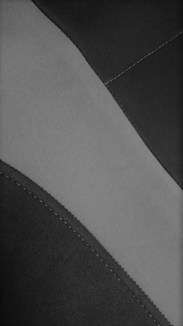 V121-NEO0608S07_07_GREY_PANEL_AND_STITCHING_d8beb362-5ba0-41e5-b482-468031a51741 Universal Ultra Light Neoprene Rear Seat Covers Size 06/08S | Black/Grey - Image 1