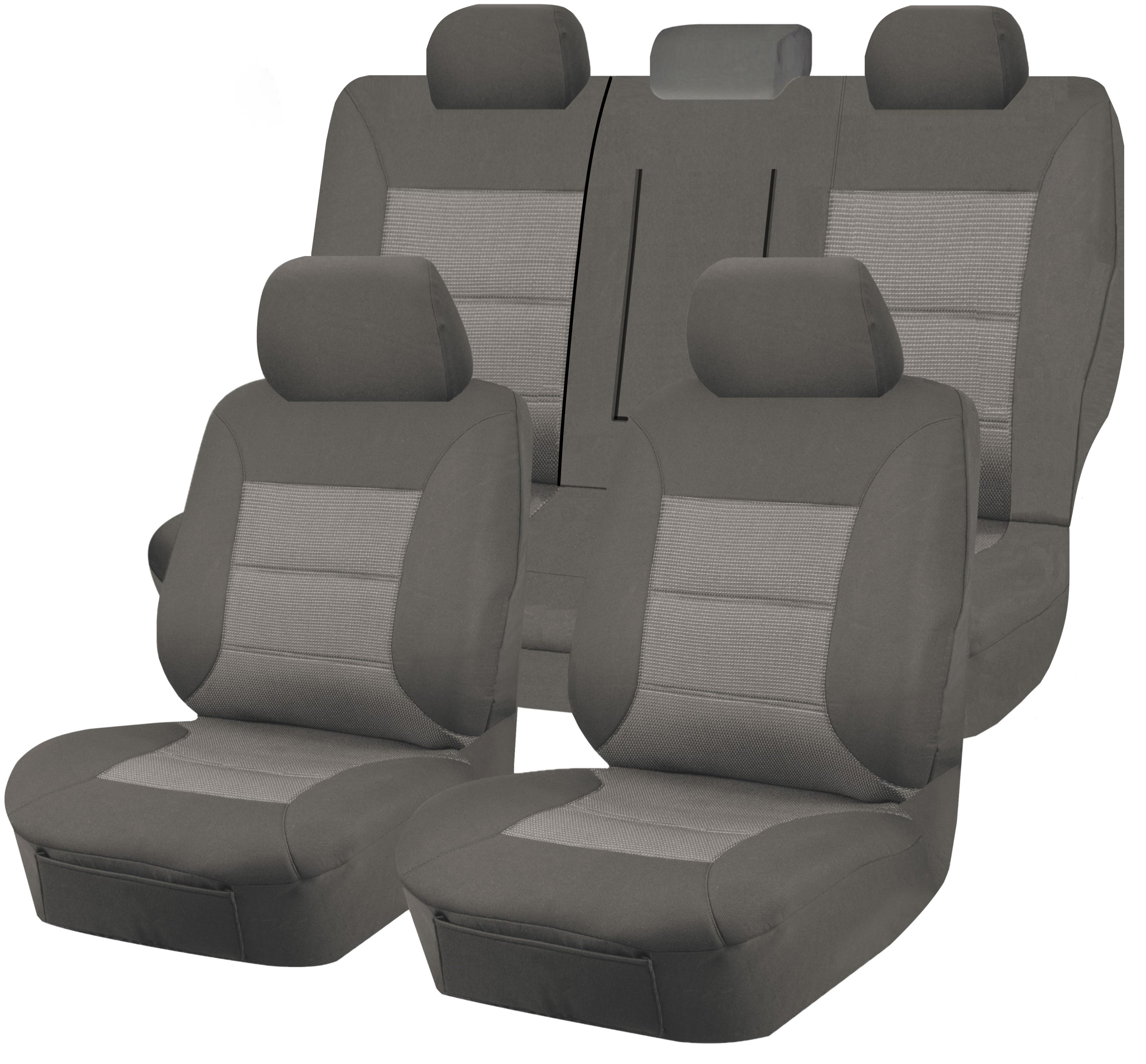 V121-PMEACEC107_LAN4-507_11155b64-68f4-4264-8c39-7722b8435222 Seat Covers for TOYOTA HIACE CREW VAN LWB 02/2019 -ON 2 ROWS PREMIUM GREY - Image 1