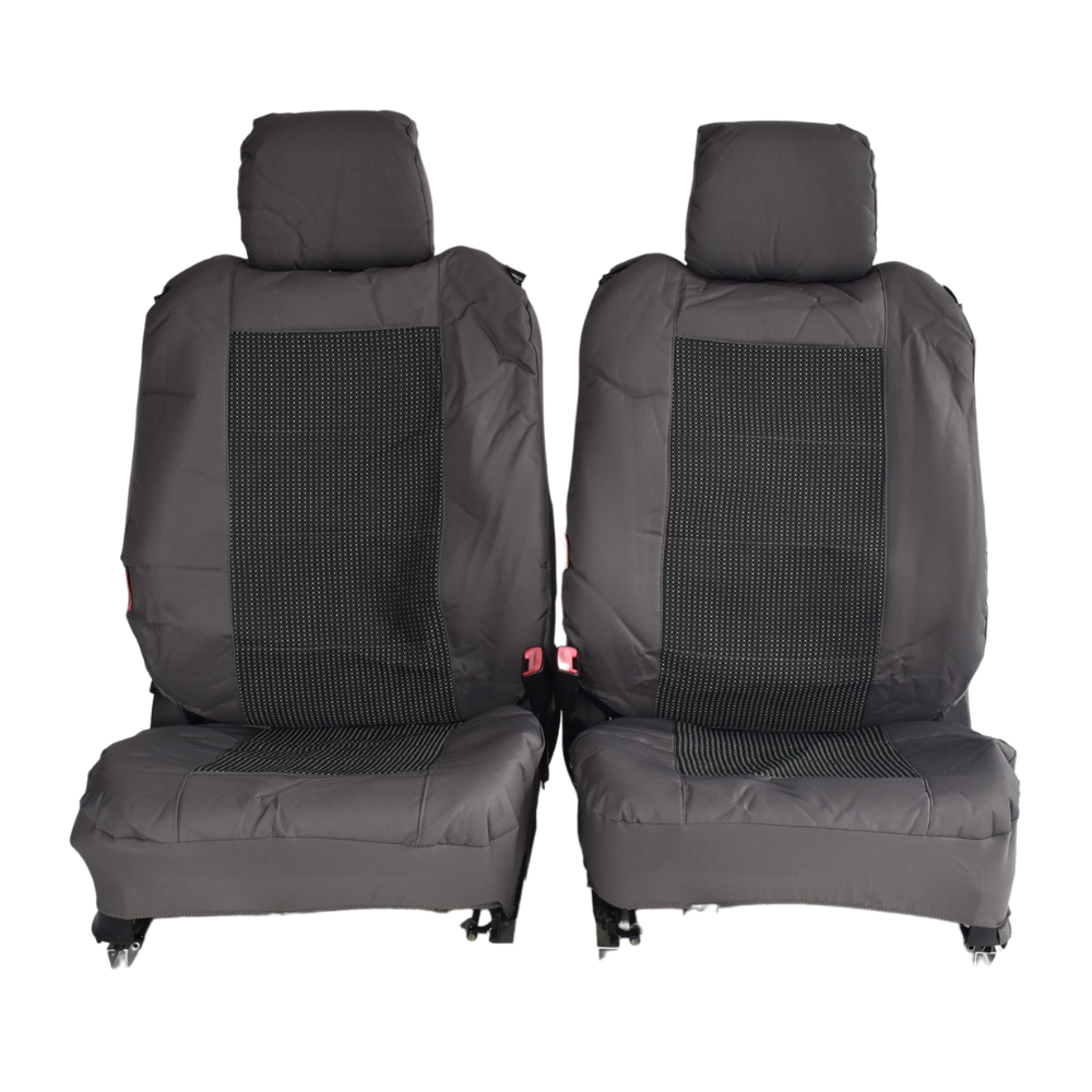 V121-TMDHILUS97PRESPGRY_2_c0ae82d4-904c-4009-8229-e7af9dbe1491 Prestige Jacquard Seat Covers - For Toyota Tacoma Single Cab (1997-2005) - Image 1