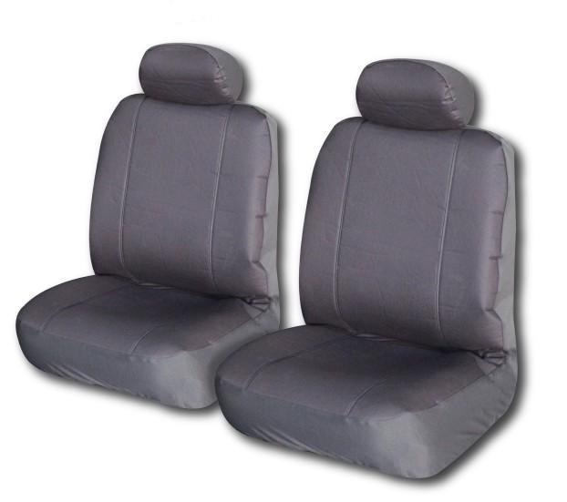 V121-TMDNAVAS97CHAGRY_6393_40aa5f7d-b3e4-44a3-b940-256d83de398c Challenger Canvas Seat Covers - For Nissan Frontier Single Cab (1997-2005) - Image 1