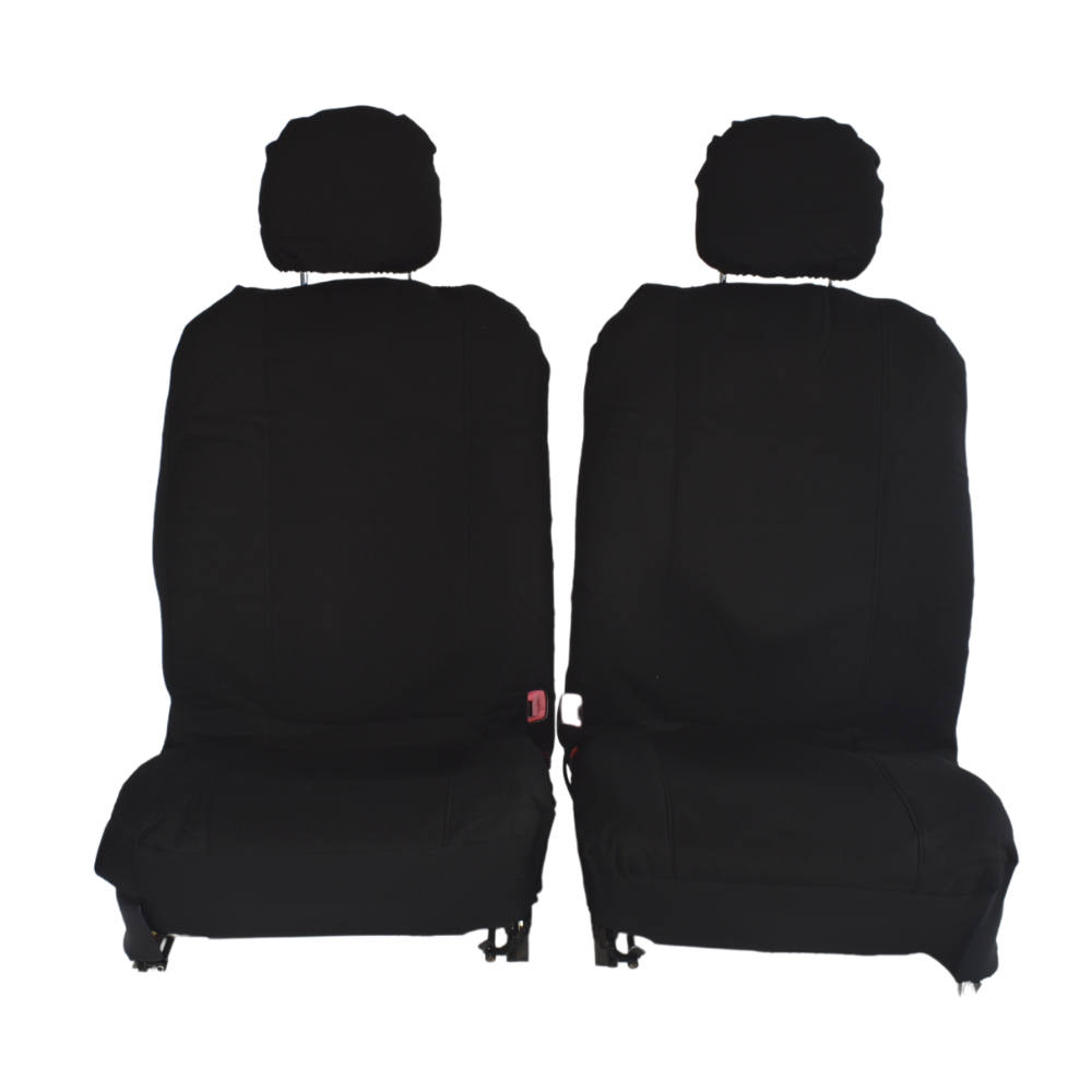 V121-TMDPATR04CHALBLK_BLACK_CHALLENGER_ef8fe235-18e9-48d3-8043-73dab9b50067 Challenger Canvas Seat Covers - For Nissan Armada 7 Seater (2004-2013) - Image 1