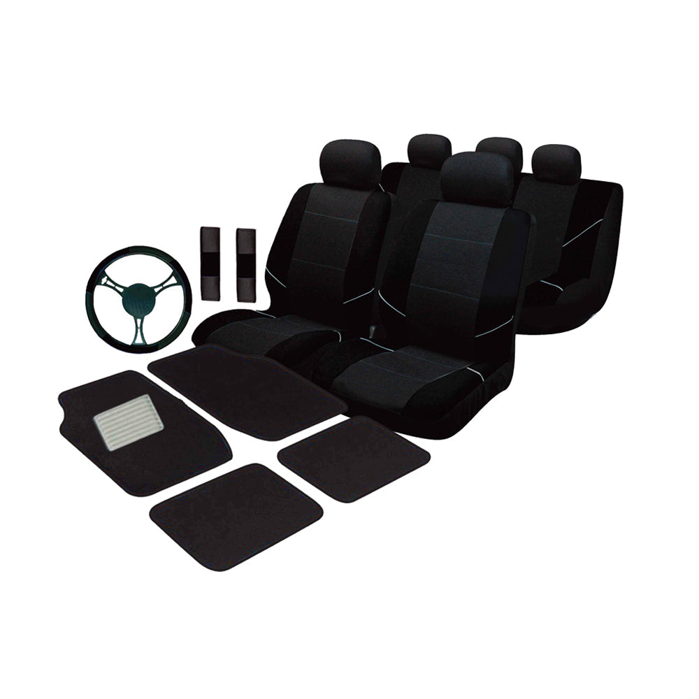 V121-UNIULTIVPBLK_UNIULTIVPBLK Universal Ultimate Car Accessories Value Pack - Black - Image 1