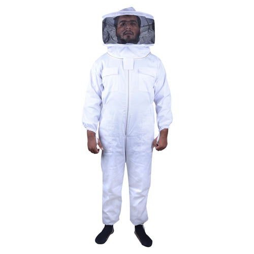 V122-OZ-410_new-3_31d1dd40-92bb-4bca-ae16-7dd46953a354_500x_1 Beekeeping Bee Full Suit Standard Cotton With Round Head Veil S - Image 1