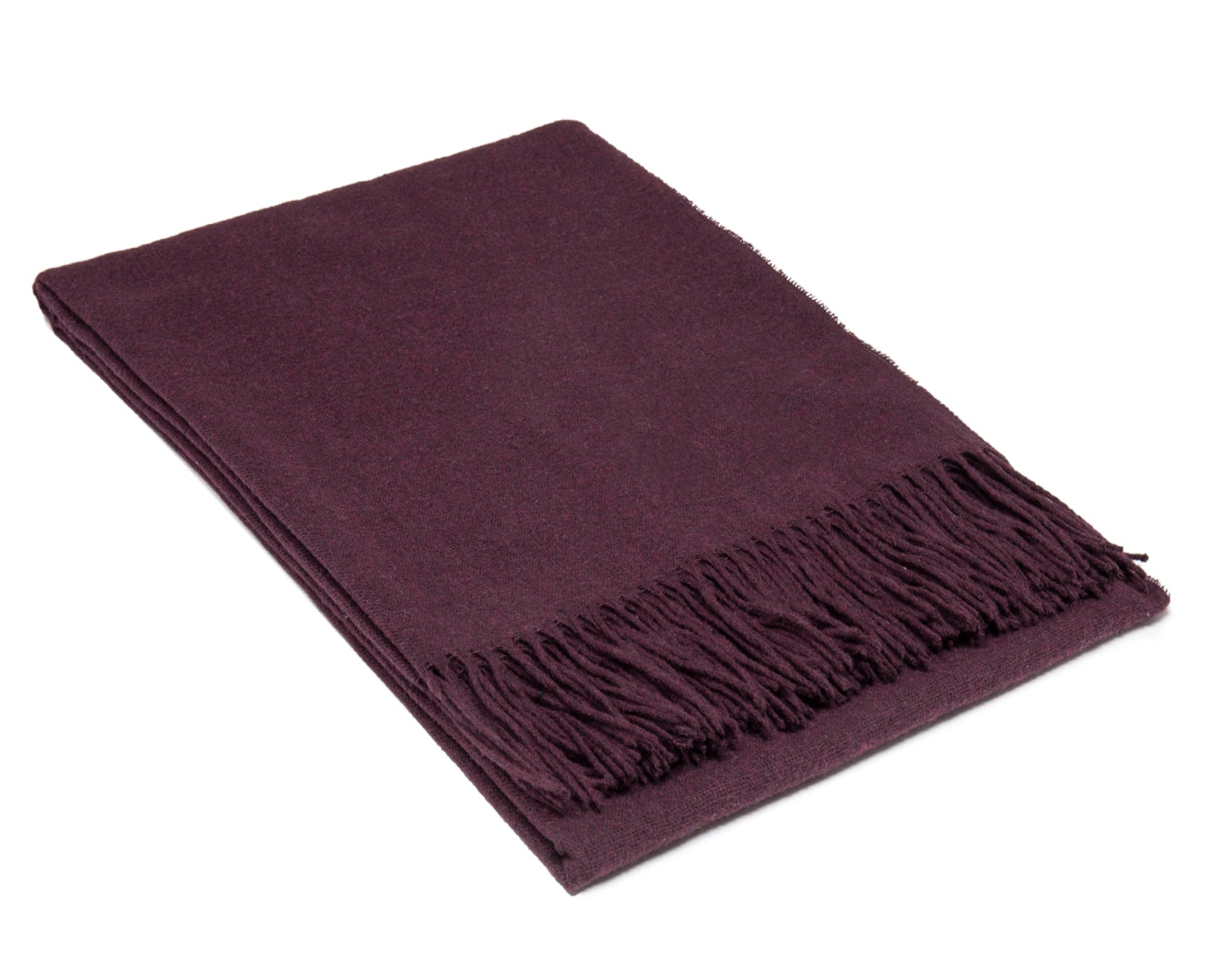 V164-PA13-PaddingtonPlum_PA13_1024x1024_2x-00 Paddington Throw - Fine Wool Blend - Plum - Image 1