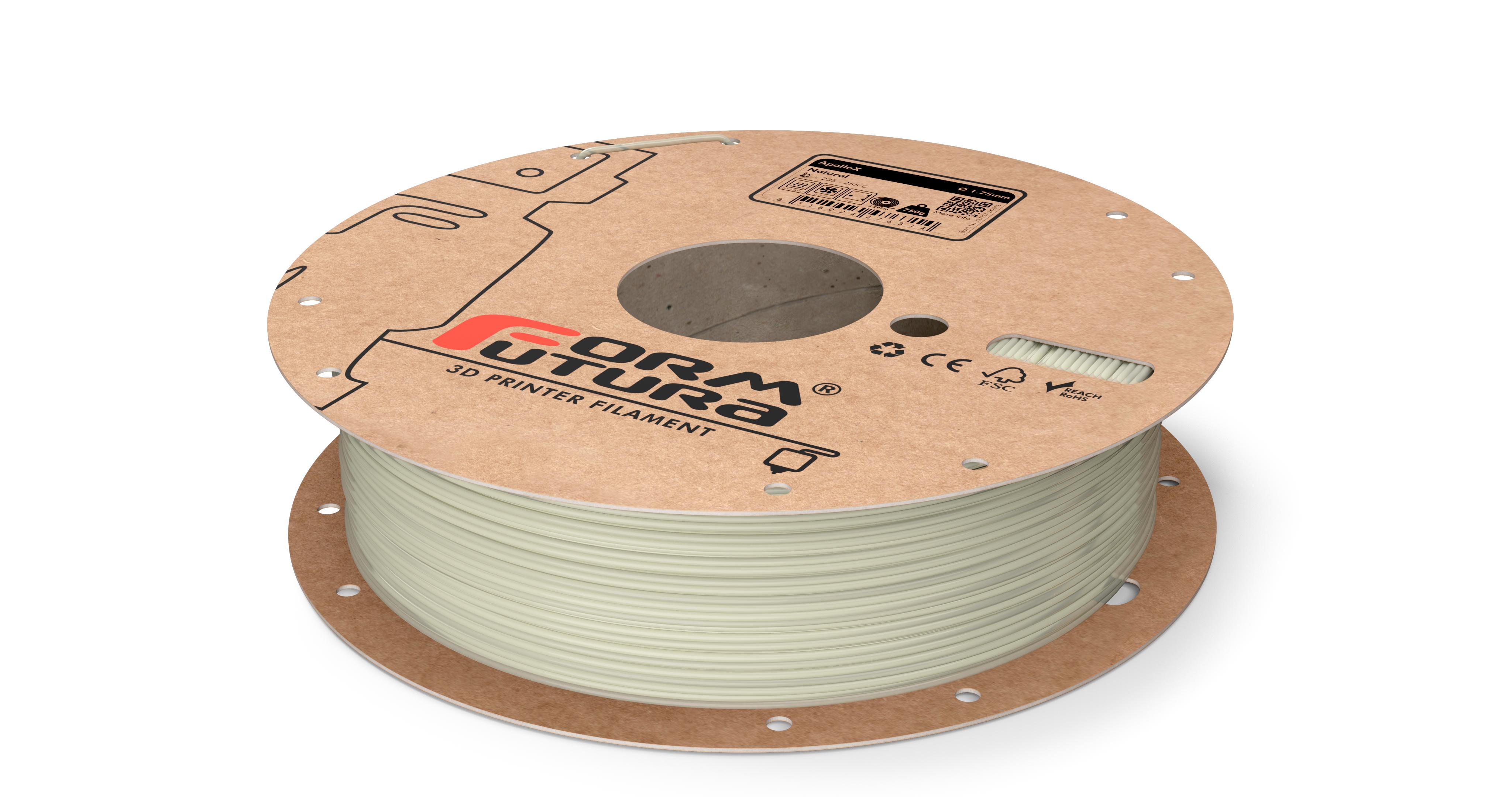 V177-175APOX-NAT-4500_8718924478035_ApolloX-Natural-175-4500g__30683_1 ASA Filament ApolloX 1.75mm Natural 4500 gram 3D Printer Filament - Image 1