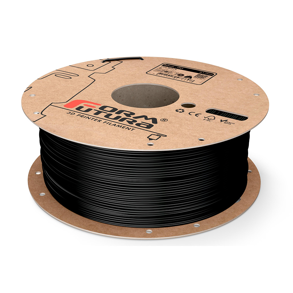V177-285RPET-OFFBLCK-1000_ReForm-rPET-Off-Black-285-1000g-1__61706_1 Glass feel recycled PETG Filament ReForm - rPET 2.85mm 1000 gram OFF-BLACK 3D Printer Filament - Image 1