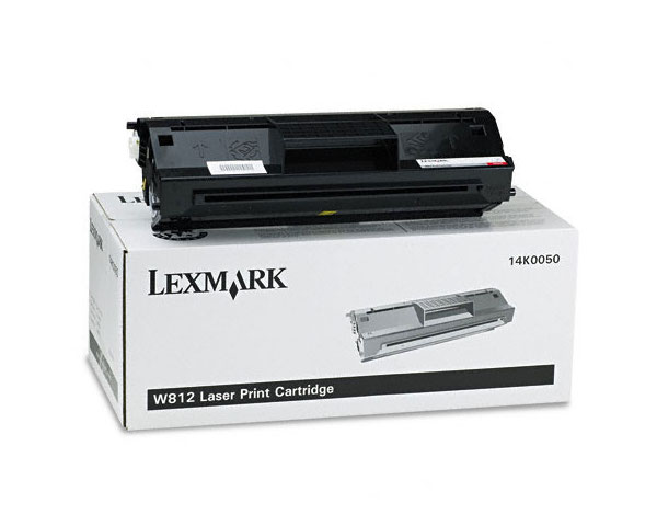 V177-AL-LM14K0050-14K0050__55048-00 LEXMARK 14K0050 BLACK TONER YIELD 12000 PAGES FOR OPTRA W812 - Image 1
