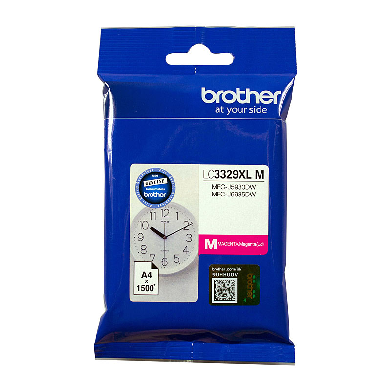 V177-D-B3329XLM_uc__17224_1 BROTHER LC3329XL Magenta Ink Cartridge - Image 1