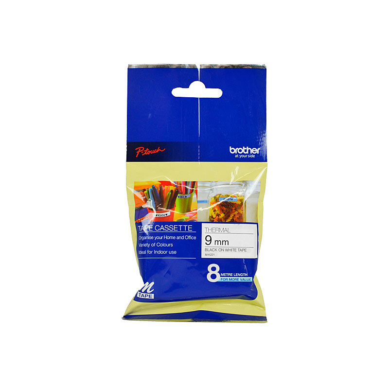 V177-D-BMK221_uc__39266_1 BROTHER MK221 Labelling Tape - Image 1