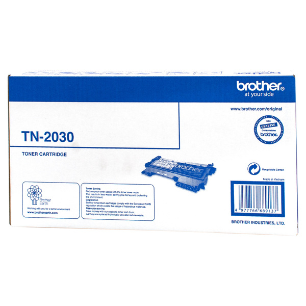 V177-D-BN2030_OB-TN2030__01132_1 Brother TN-2030 Mono Laser Toner, HL-2130/2132/2135W, DCP-7055- up to 1,000 pages - Image 1