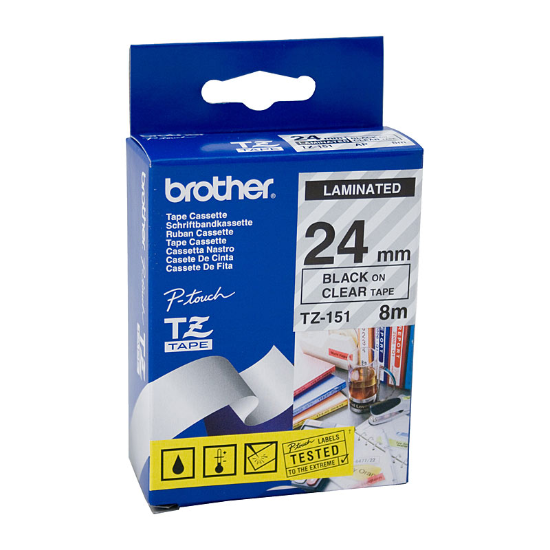 V177-D-BTZ151_uc__21071_1 BROTHER TZe151 Labelling Tape - Image 1