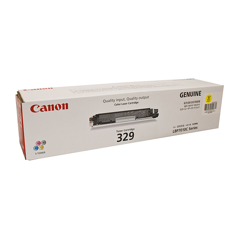 V177-D-CART329Y_uc__86111_1 CANON Cartridge329 Yellow Toner - Image 1