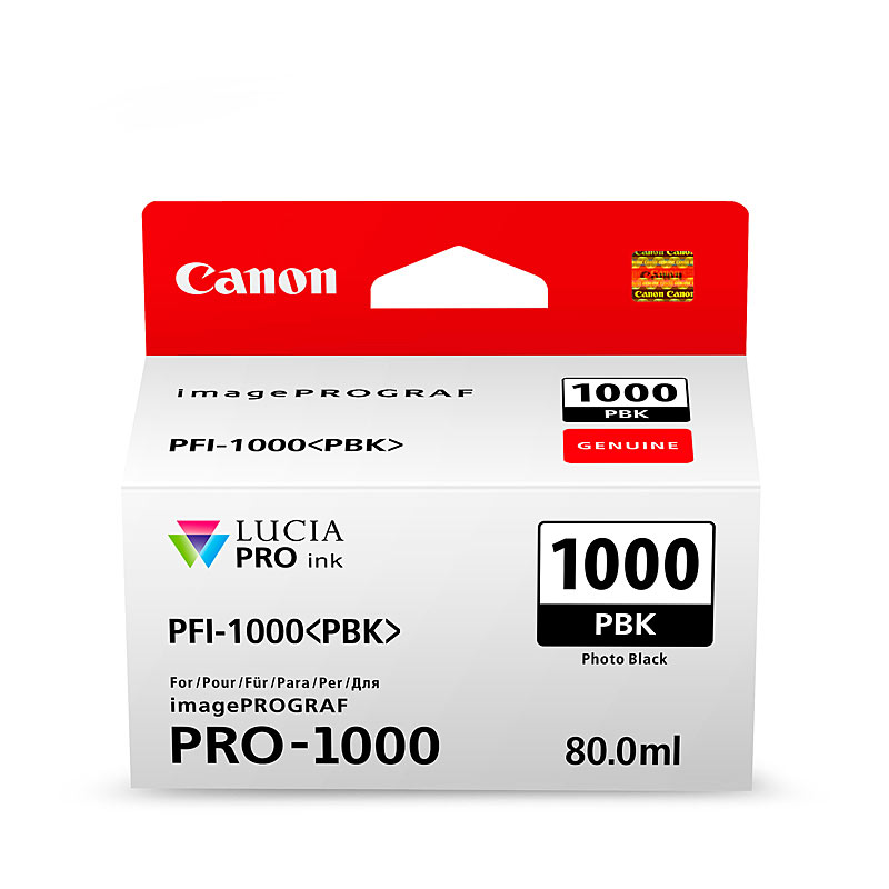 V177-D-CI1000PB_uc__79264_1 CANON PFI1000 Ph Black Ink Cartridge - Image 1