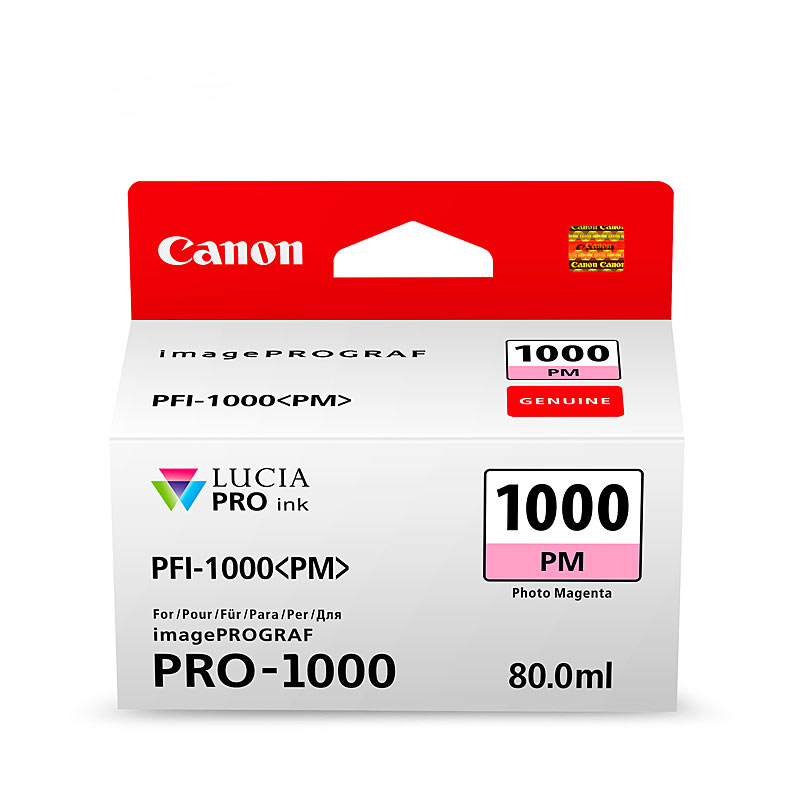 V177-D-CI1000PM_uc__80028_1 CANON PFI1000 Ph Magenta Ink Cartridge - Image 1