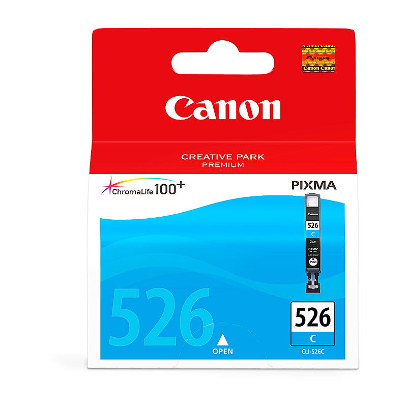 V177-D-CI526C_uc__10324_1 CANON CLI526 Cyan Ink Cartridge - Image 1