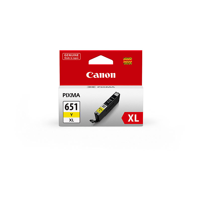 V177-D-CI651XLY_uc__00575_1 CANON CLI651XL Yellow Ink Cartridge - Image 1