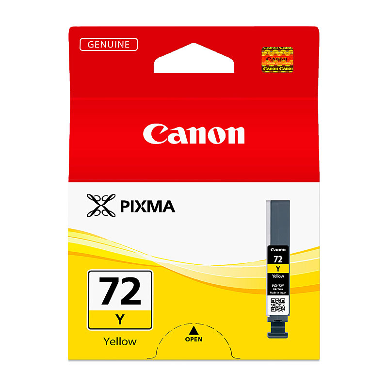 V177-D-CI72Y_uc__21304_1 CANON PGI72 Yellow Ink Cartridge - Image 1