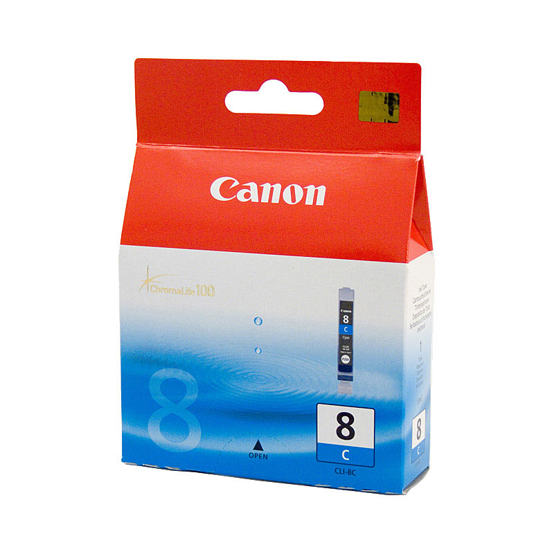 V177-D-CI8C_uc__74274_1 CANON CLI8C Cyan Ink Cartridge - Image 1