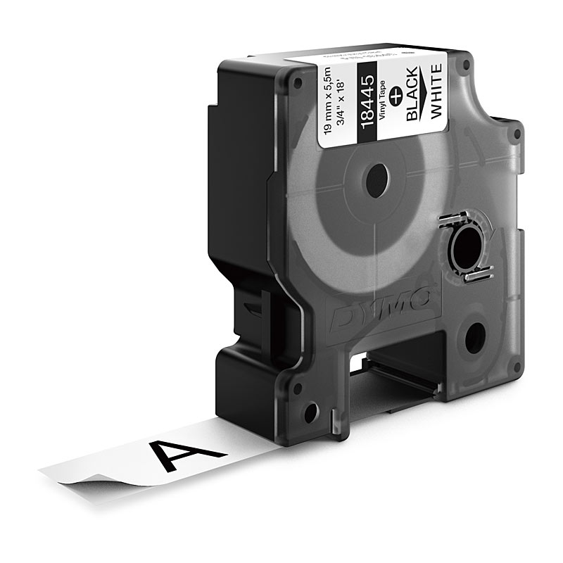 V177-D-DY18445_uc__16546_1 DYMO Black on Wt 19mm Tape - Image 1
